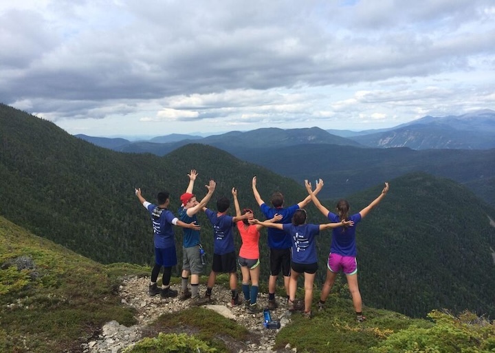 Hiking students image